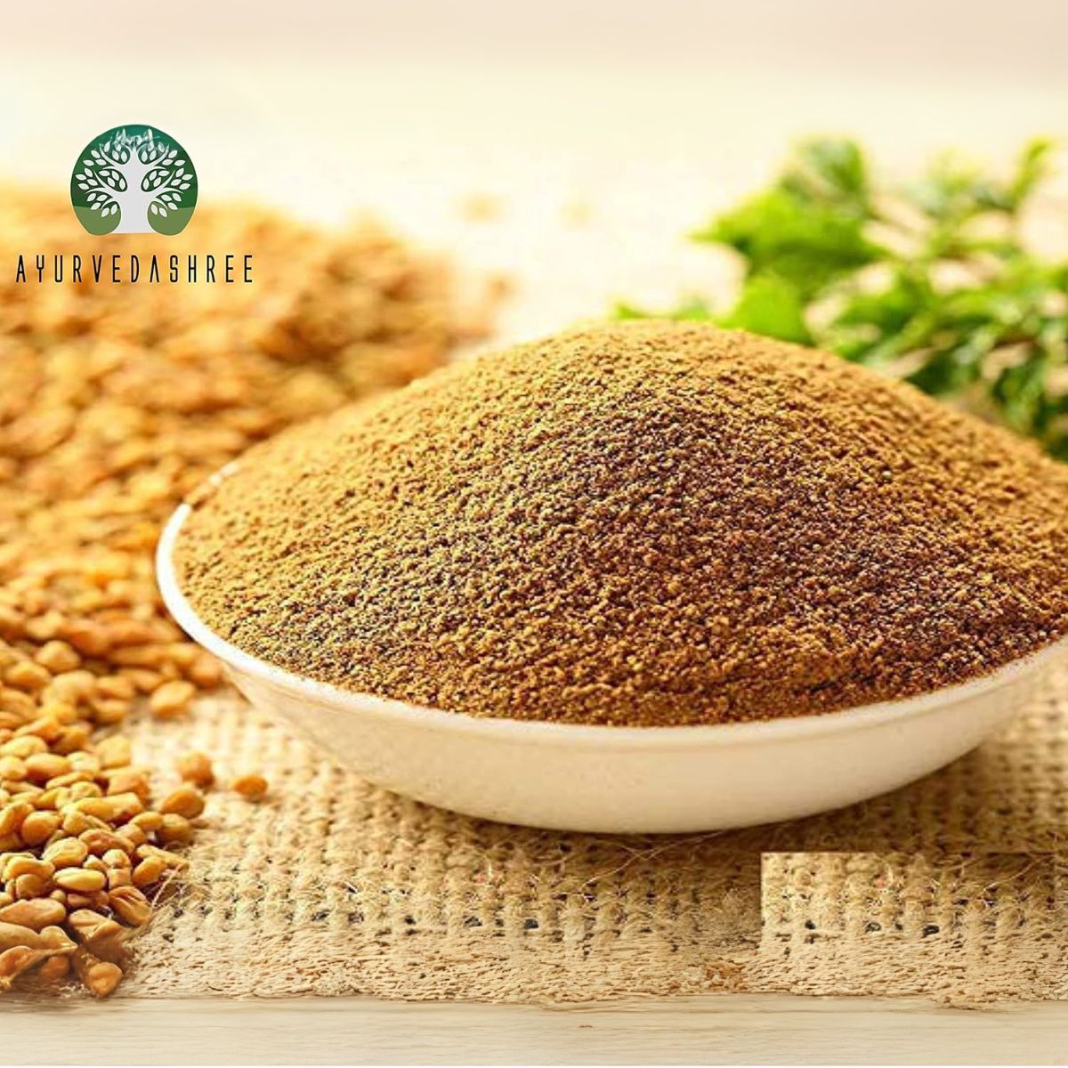 Ayurvedashree Fenugreek Seeds Powder 200 Gm I Trigonella Foenum-Graecum Sd. | Methi Powder