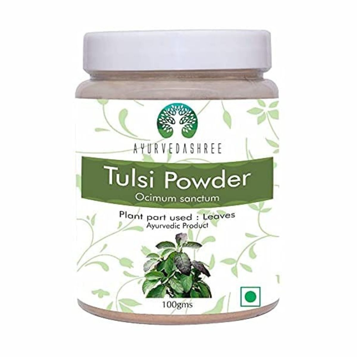 Ayurvedashree Tulsi Powder Holy Basil Powder 100 Gm | Ocimum Sanctum