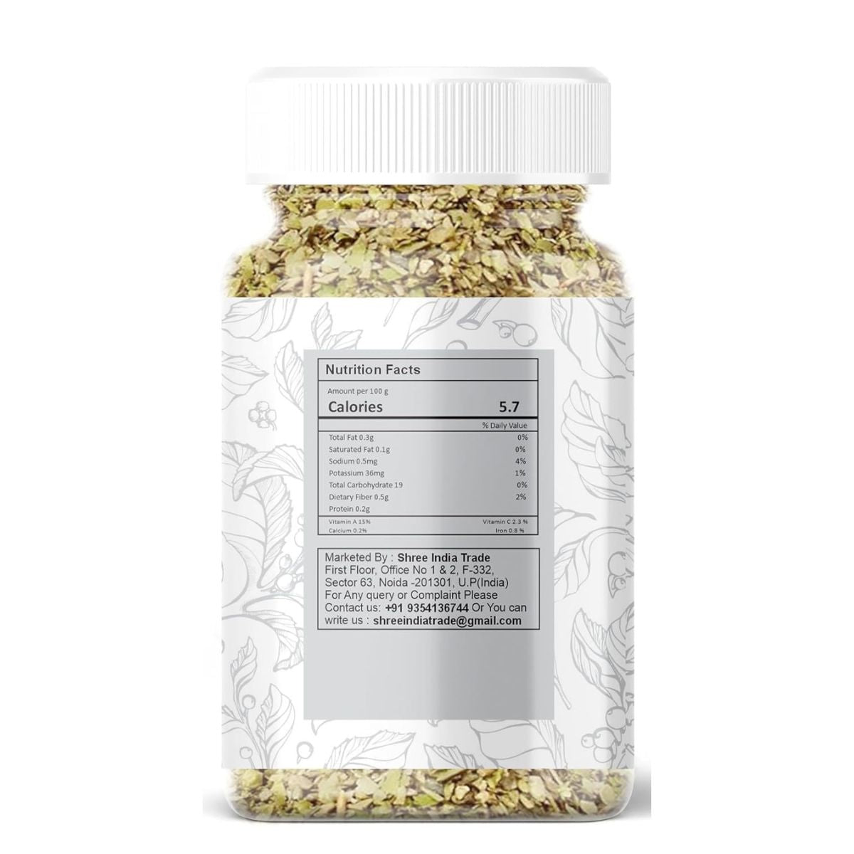 Ayurvedashree Oregano Seasoning 100Gm Pet Jar ~ All Natural | Vegan