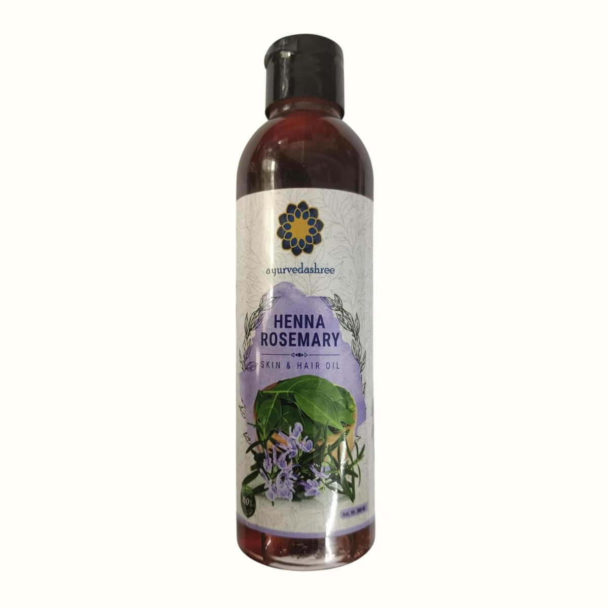 Ayurvedashree Henna Rosemary Hair Oil 200 Ml