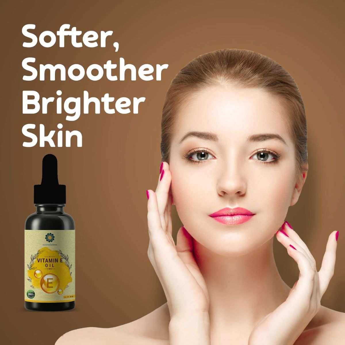 Ayurvedashree Vitamin E Oil 30 Ml With Almond Oil, Argan Oil & Grape Seed Oil