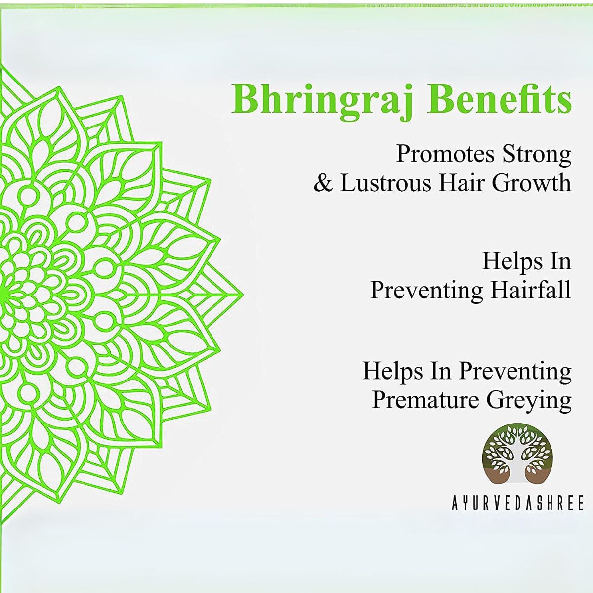 Ayurvedashree Bhringraj Powder 200 Gm I Bhringaraj Eclipta Alba Powder Promotes Healthy Hair Growth