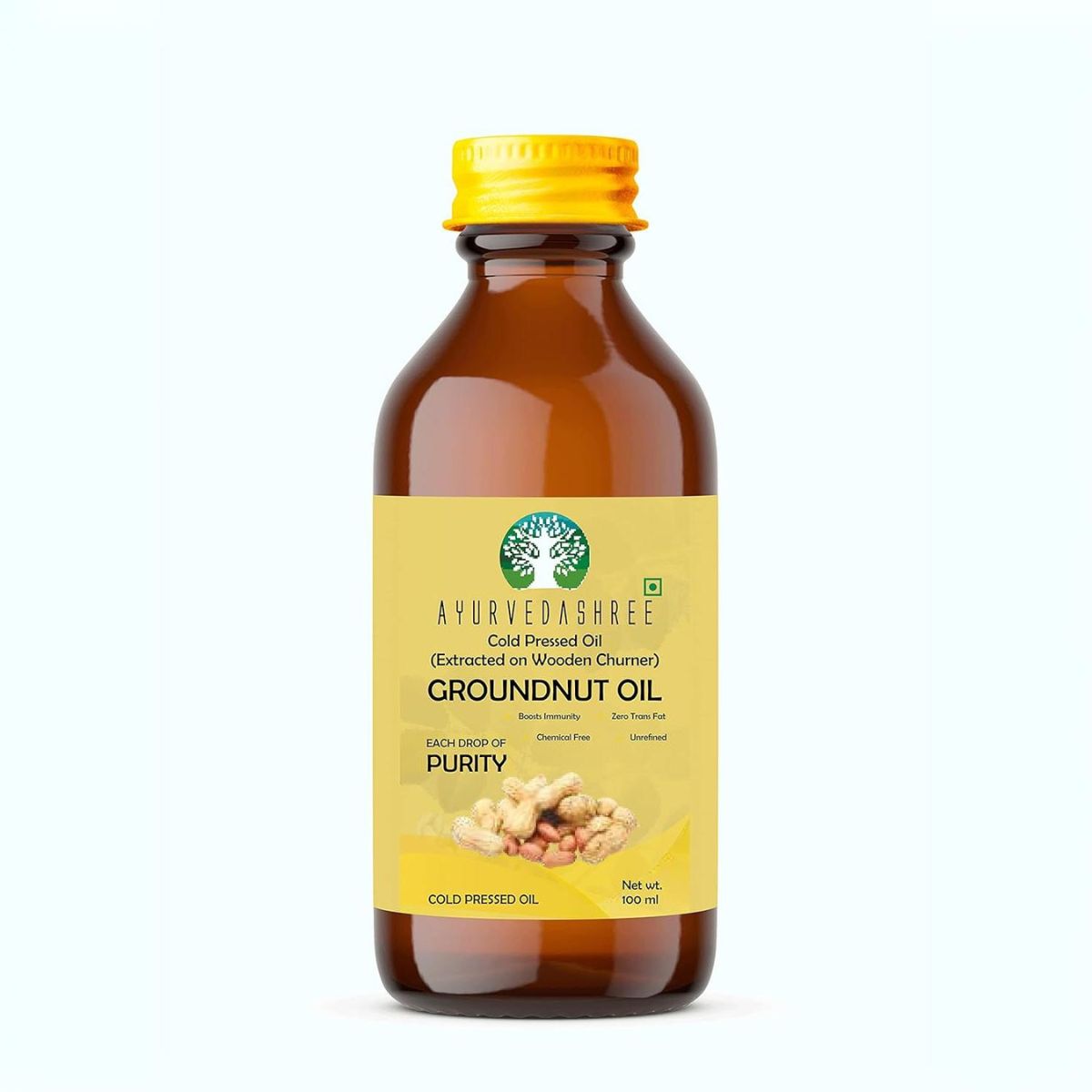 Ayurevdashree Cold Pressed Peanut Oil 100Ml