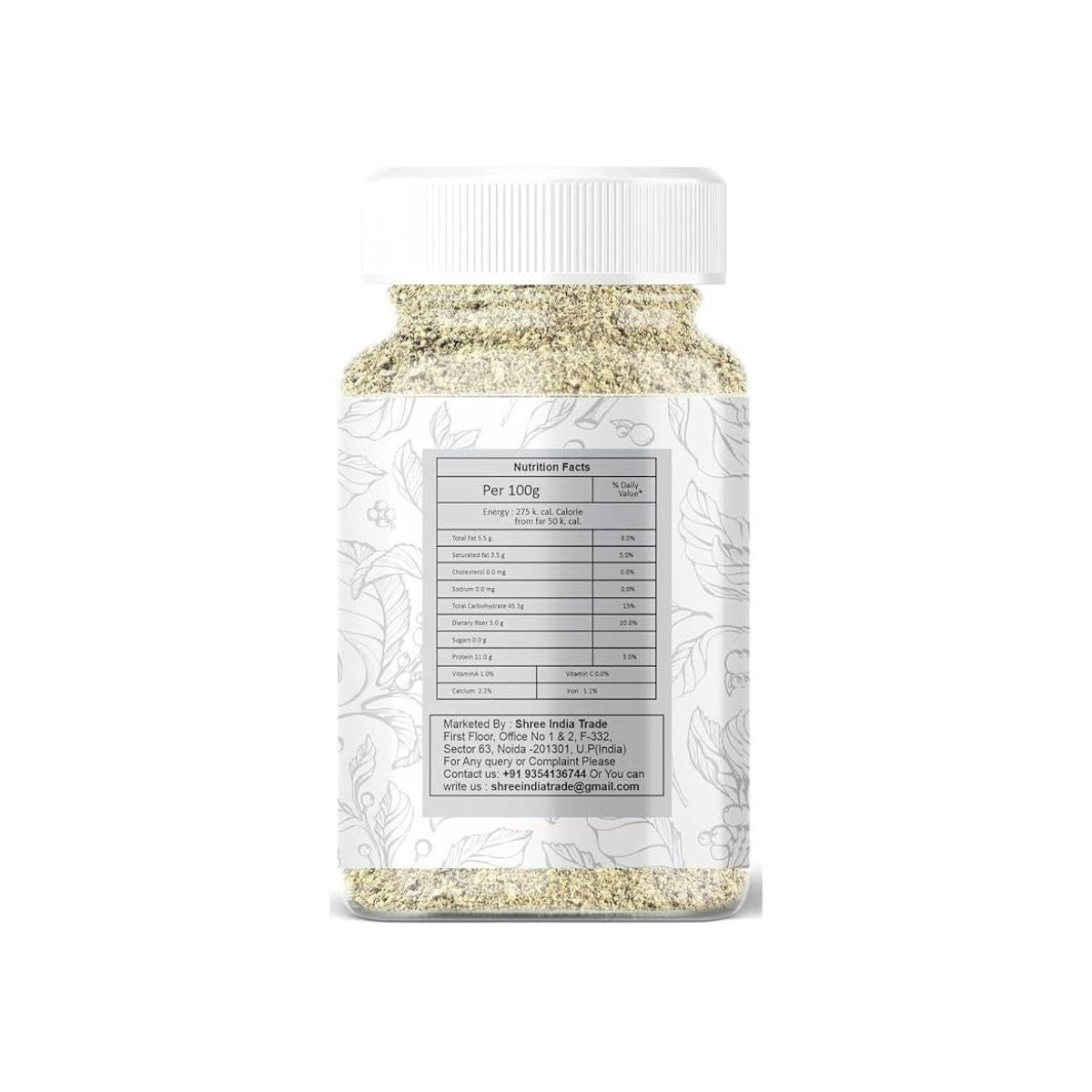 Ayurvedashree Black Pepper Powder (Peppercorns), Premium Quality 100Gm Pet Jar | All Natural