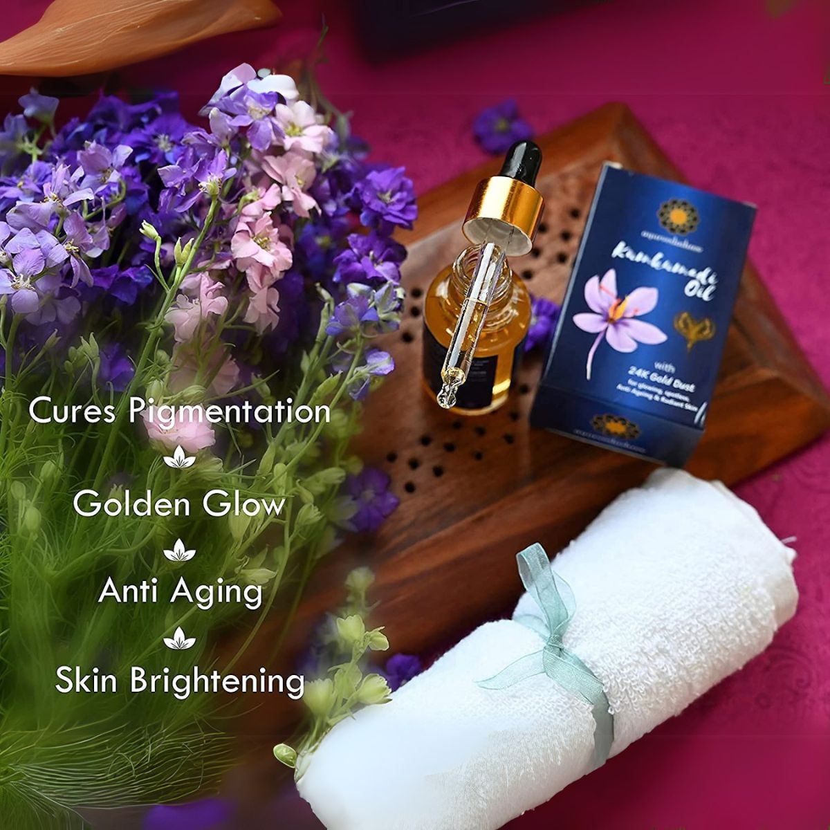 Ayurvedashree Kumkumadi Oil 30 Ml With 24K Gold Flakes