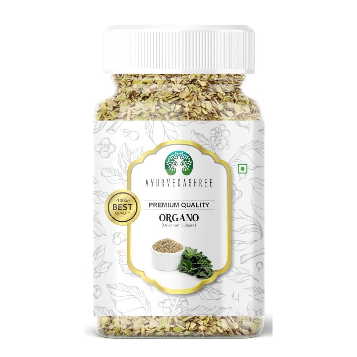 Ayurvedashree Oregano Seasoning 100Gm Pet Jar ~ All Natural | Vegan