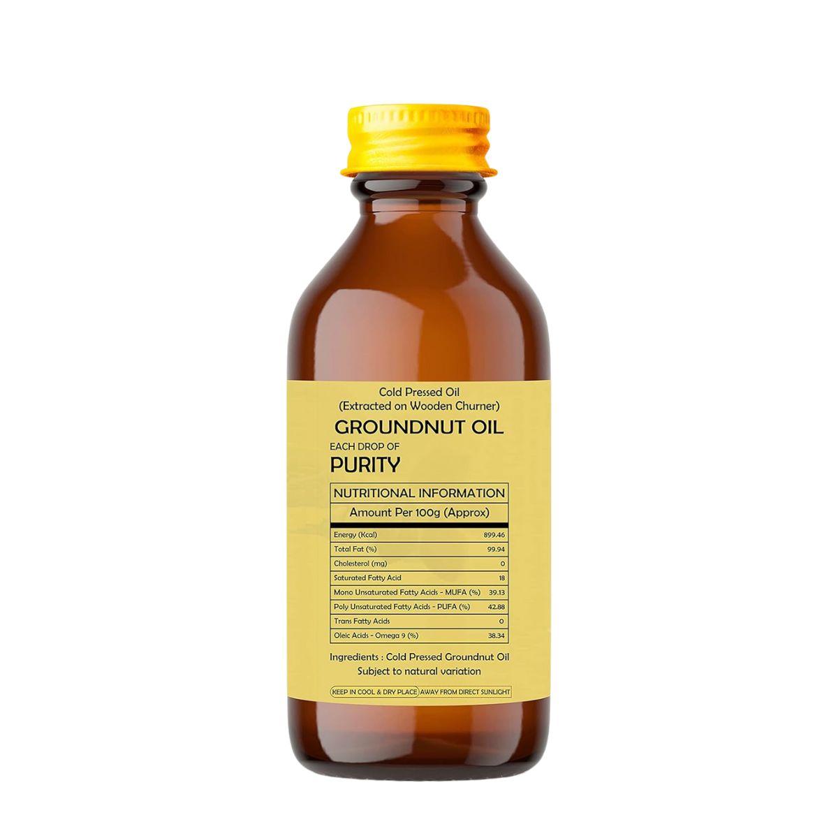 Ayurevdashree Cold Pressed Peanut Oil 100Ml