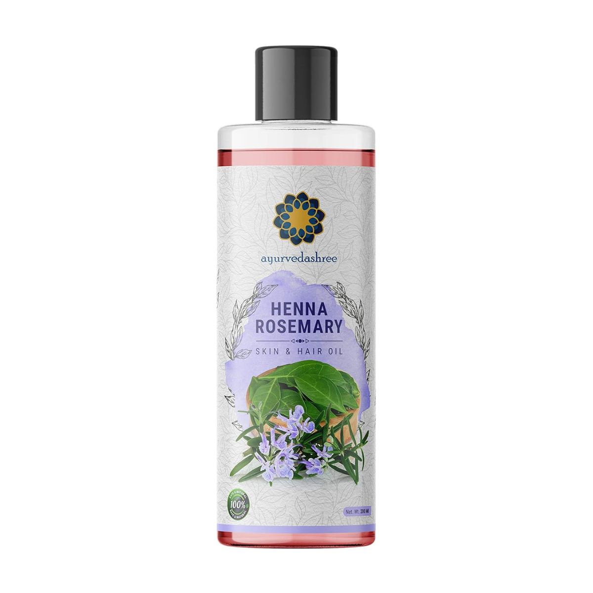 Ayurvedashree Henna Rosemary Hair Oil 200 Ml