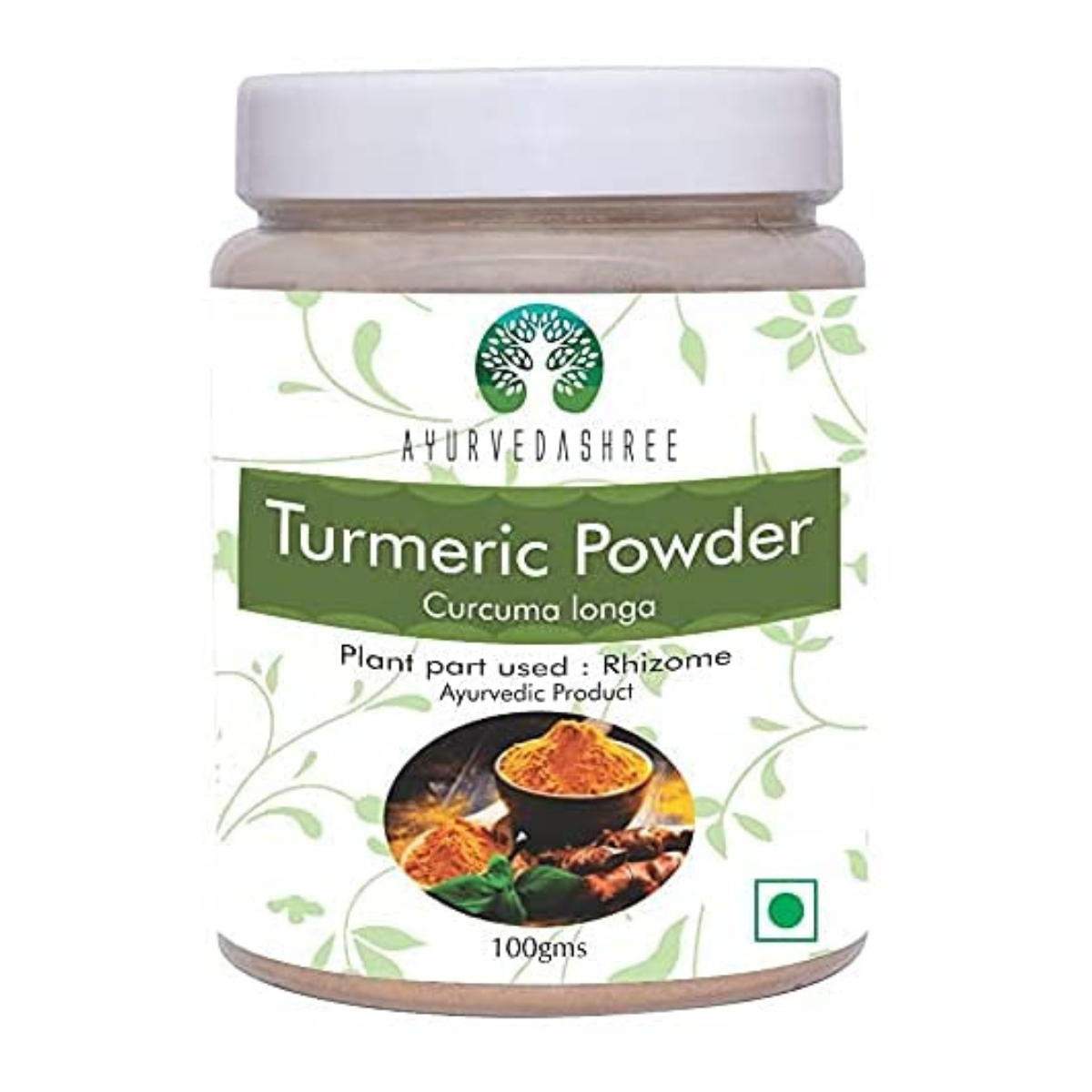 Ayurvedashree Turmeric Root Powder 100 Gm | Curcumin Powder | Vegan | Non Gmo | Gluten Free
