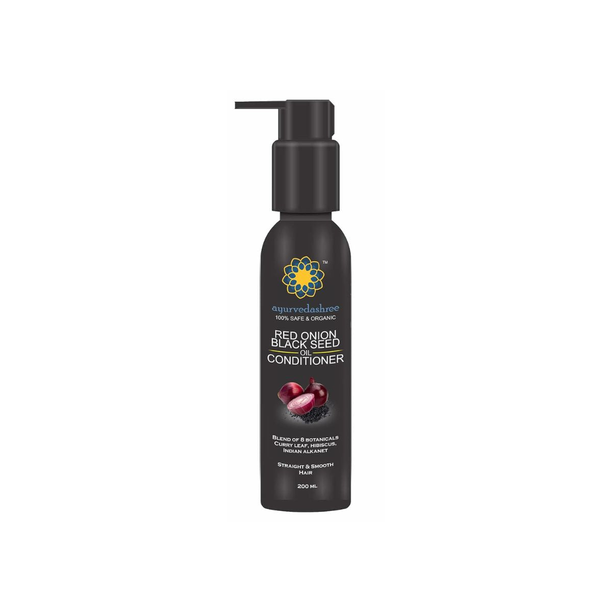 Ayurvedashree Conditioner - Red Onion, Black Seed, Conditioning For Dry, Thin & Damaged Hair | 200 Ml - 6.76 Fl Oz