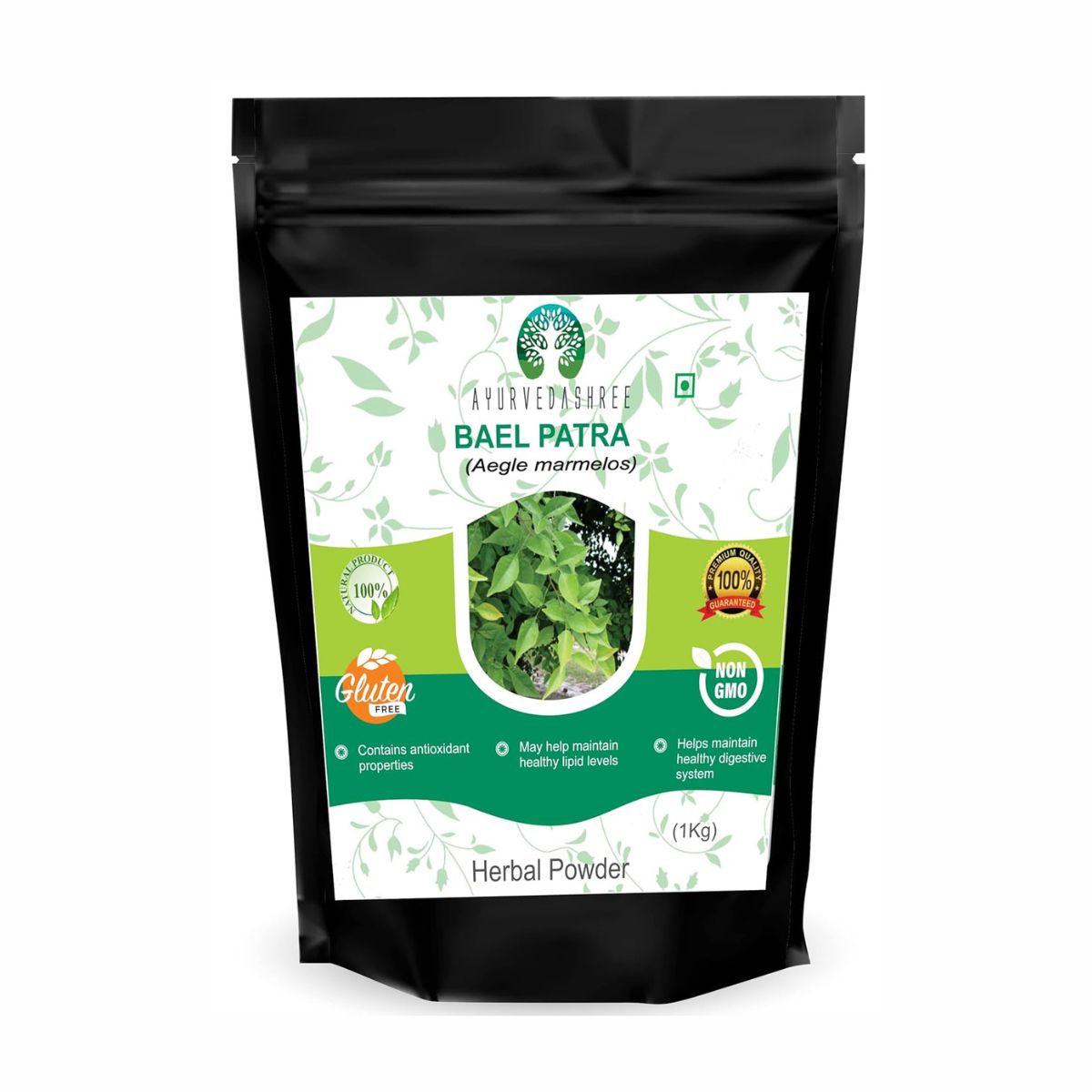 Ayurvedashree Bael Patra Powder (Aegle Marmelos) - 1Kg