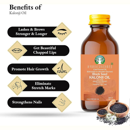 Cold Pressed Black Seed Oil, Omega 3 6 9 | Super Antioxidant & Immune Support, Joints, Digestion, Hair & Skin, 3.38 Fl Oz
