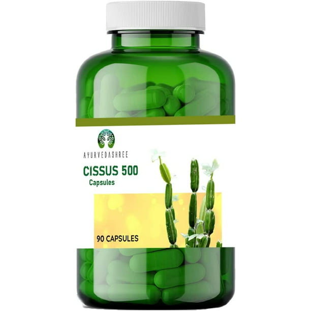 Asthishrunkala Powder Capsules Cissus quadrangularis 90 Capsules 500mg