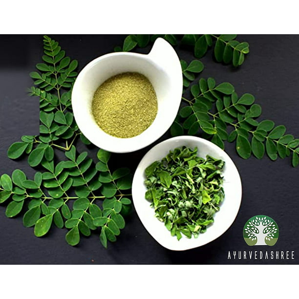 AYURVEDASHREE Moringa Leaf Powder 200 Gm, Moringa Olifera Powder, Lab Tested for Purity, Non GMO, GMP Certified, Vegan.