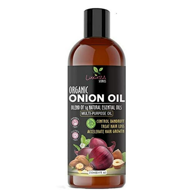 Luxura Sciences Onion Hair Oil 250 ml with 14 Essential Oils hair treatment winter special